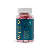 WEEM Hair Skin and Nails Gummies - Supports Healthy Hair - Vegan biotin Vitamins for Women & Men