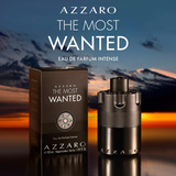 Azzaro The Most Wanted Eau de Parfum Intense - Woody & Seductive Mens Cologne - Fougère, Ambery & Spicy Fragrance for Date Night