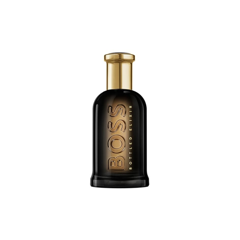 Hugo Boss Bottled Elixir Parfum – Woody Men's Cologne – With Notes of Incense, Vetiver & Cedarwood Essence – Long Lastin0g Fragrance 3.3oz