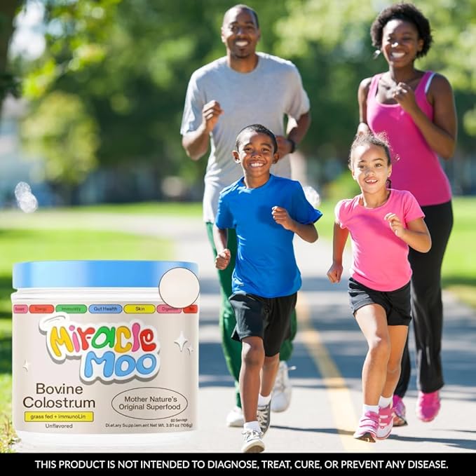 Miracle-Moo, Bovine Colostrum, Grass Fed + ImmunoLin