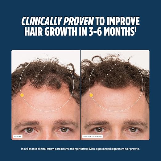 Nutrafol Men's Hair Growth Supplements,Dermatologist Recommended