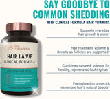 Hair La Vie Live Conscious Clinical Formula Hair Growth Vitamins for Women and Men w/Biotin 5000mcg, Collagen & Saw Palmetto 90 count