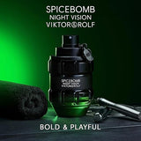 Viktor&Rolf - Spicebomb Nightvision Eau de Toilette - Warm, Spicy & Fresh - Cologne for Men - with Notes of Bergamot Citrus, Black Spices & Rosemary