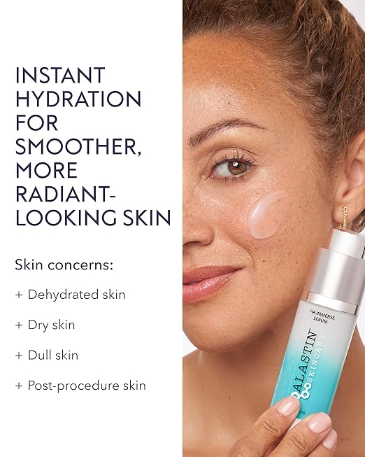 ALASTIN Skincare Hyaluronic Acid HA IMMERSE Moisturizing Face Serum (1 oz) | Restorative Serum Combats Dry, Dehydrated Skin | For Radiant, Glowing Skin