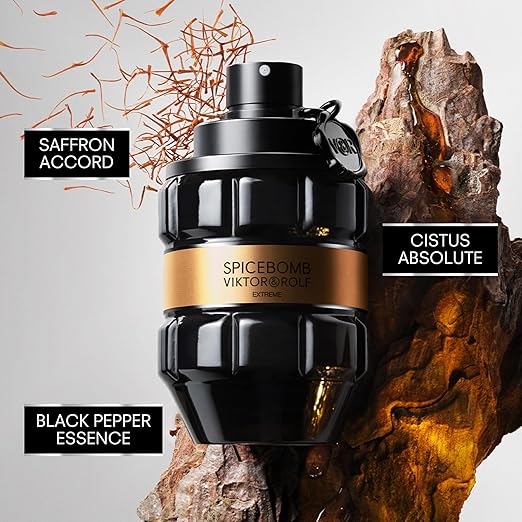 Viktor&Rolf - Spicebomb Extreme Eau de Parfum - Woody & Spicy - Cologne for Men - With Notes of Amber & Vanilla