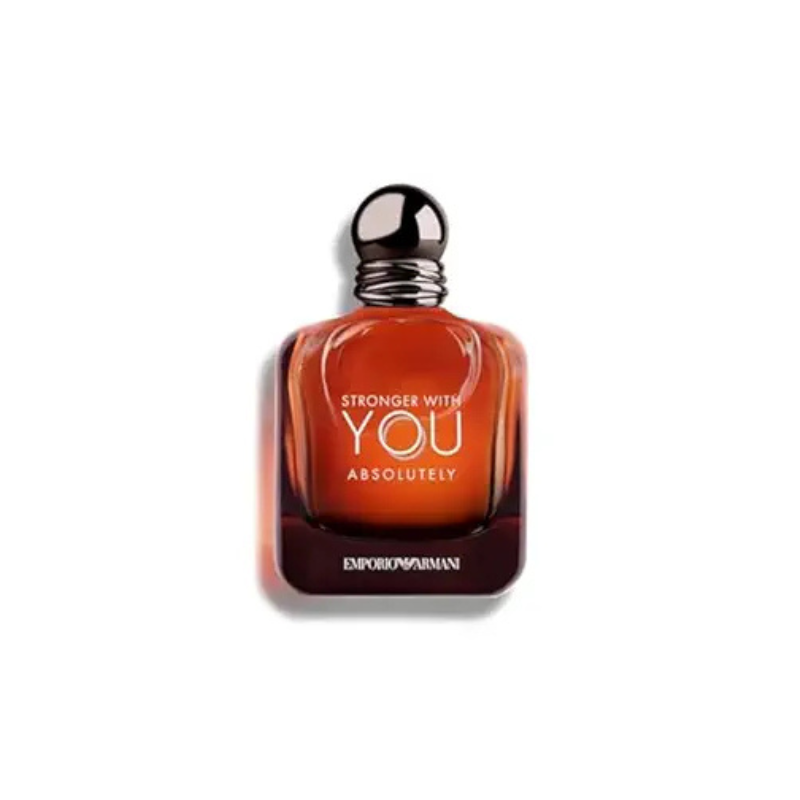 Armani beauty - Stronger With You Absolutely - Parfum - Cologne for Men - Spicy Ambery Gourmand Men’s Fragrance – Rum Accord, Cedarwood, Lavendar & Vanilla Notes 3.4oz