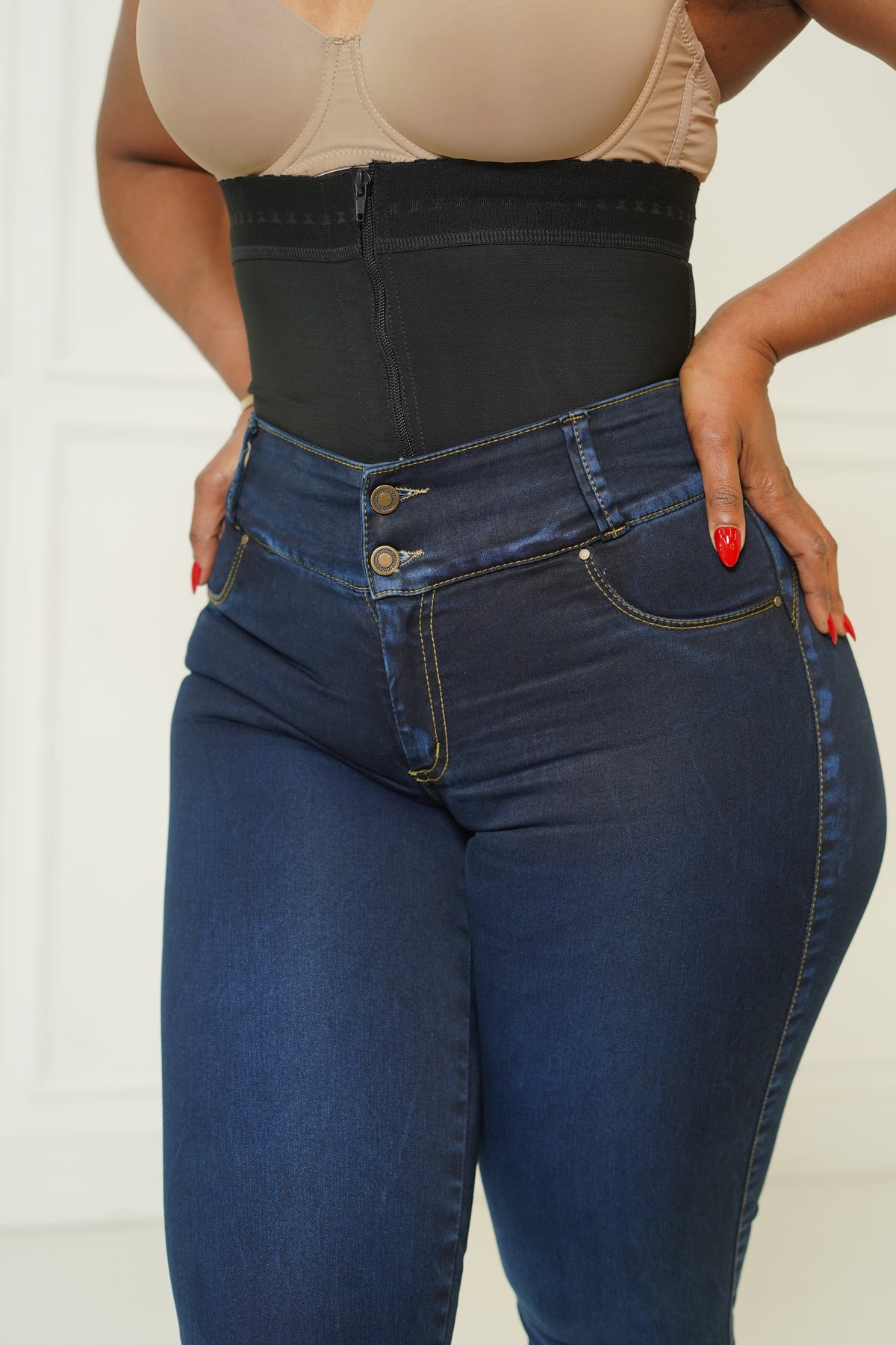 Shapewow Snatched and Stacked Straight leg Jeans