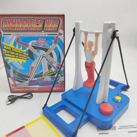 Kids Intelligence Toys Novelty Fantastic Gymnastics Machine Toy Horizontal Bar Board Game For Children Hand Eye Coordination