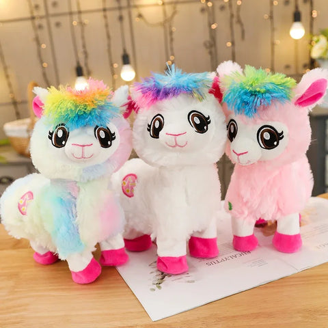 Electric Alpaca Plush Toy Music Sheep Plush Electric Baby Music Funny Toys Swing Sheep Toy For Children Christmas Gift