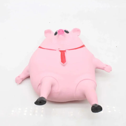 Cute Pink Pig Pinching Toys Soft Stretching Toys Piggy Pop Rebound Distortion Fear Lighting Toys For Kids Adult Birthday Gift