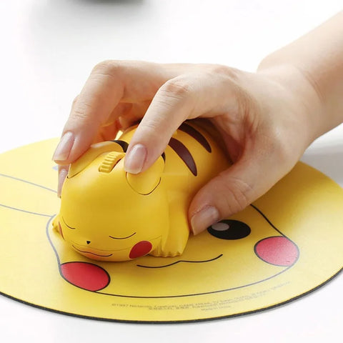 Pokemon Pikachu Hobbies Computer Peripherals Kawaii Bluetooth Wireless Mouse Festival Gifts For Children Fashion Action Figures