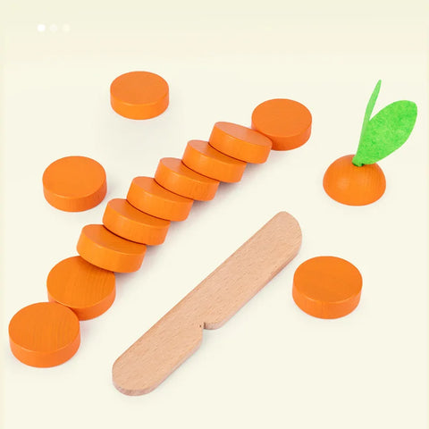 Funny Children Educational Toys Simulation Carrot Vegetables Cognition Balancing Parent Child Interaction Gift For Boys Girls