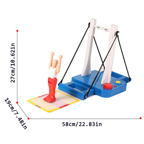 Kids Intelligence Toys Novelty Fantastic Gymnastics Machine Toy Horizontal Bar Board Game For Children Hand Eye Coordination