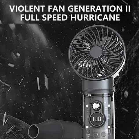 Handheld Jet Fan 100,000RPM Brushless Motor Duct Fan High Power Ducted Turbofan Violent Dust Blower Multi-speed Adjustment