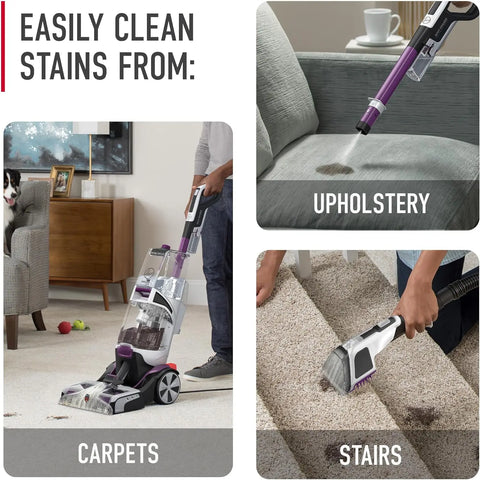 Hoover SmartWash Pet Automatic Carpet Cleaner Machine with Spot Chaser Wand, Deep Cleaning Shampooer