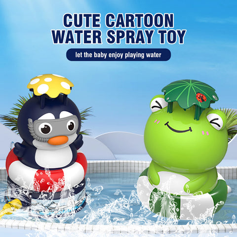 Spinning Launcher Toys Outdoor Water Pressure Lift Jet Sprinkler Toy Fun Interaction In Garden Lawn Water Animal Toys for Kids