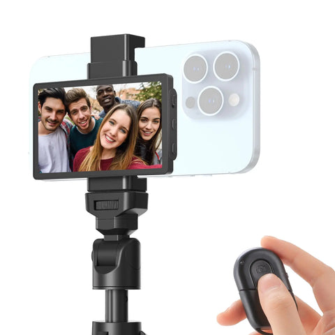 Portable Screen for Phone Rear Camera - Ideal for Selfies, Vlogging, TikTok, and Live Streaming. Compatible with video monitors