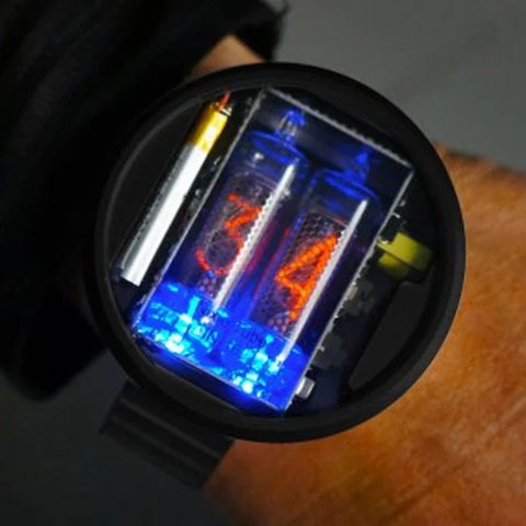 Luxury Nixie Tube Watch Vintage Technology Write Watches for Men Original Smartwatch Digital Dropshipping Product To Sell Gift