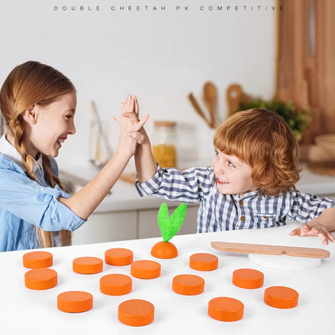 Funny Children Educational Toys Simulation Carrot Vegetables Cognition Balancing Parent Child Interaction Gift For Boys Girls