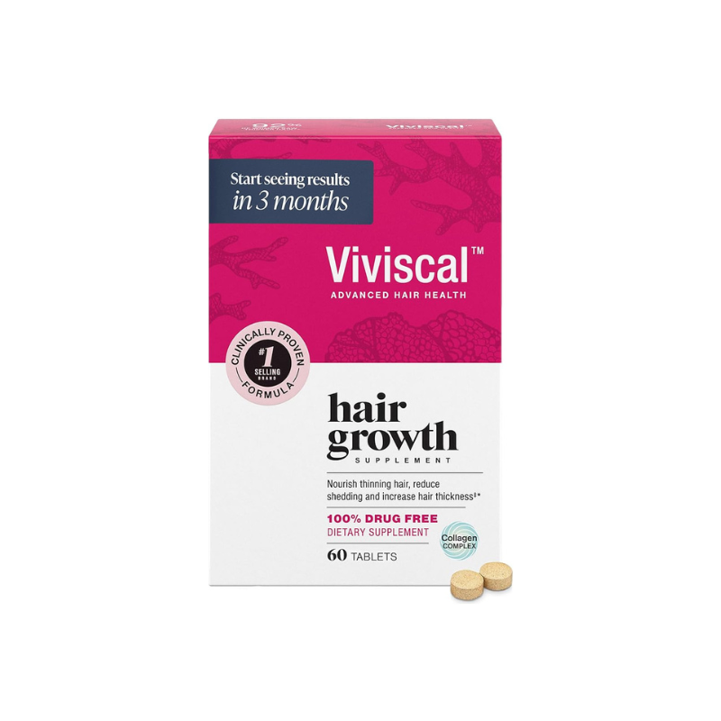 Viviscal Hair Growth Supplements for Women, Thicker Fuller Hair Support for Thinning Hair and Hair Loss  180 Tablets