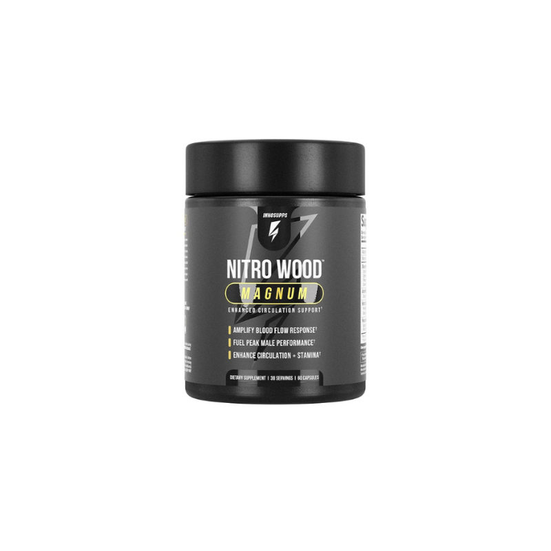 Nitro Wood Magnum Clinically Shown Ingredients to Supercharge Blood Flow for Maximum Engorgement and Increased Penile Size