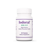 Optimox Iodoral 12.5 mg Supplement - Iodine Supplement, Thyroid Support for Women and Men, Lugol Solution Pills, Potassium Iodide Tablets, Daily Mineral Complex - 90 Count