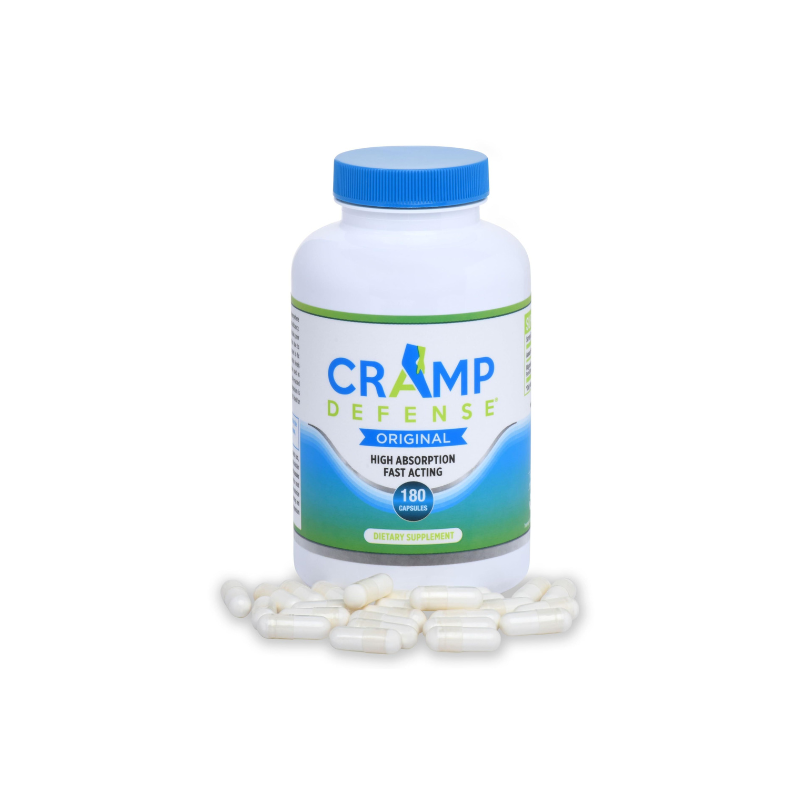 Cramp Defense Magnesium for Leg Cramps, Muscle Cramps & Muscle Spasms 180 Capsule