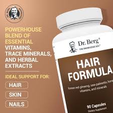 Dr. Berg All-in-One Vitamins for Hair, Skin, & Nails - Advanced Formula with Biotin, Saw Palmetto  90 Veg Capsules