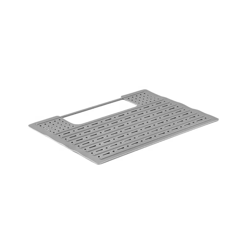 Bathroom Foldable Sink Cover for Counter Space - Sink Topper - Heat Resistant Silicone Mat & Over Sink Makeup Mat - Small Bathroom Space Creation - Bathroom Space Saver Sink Cover for Makeup (Gray) Visit the Maplefield Store