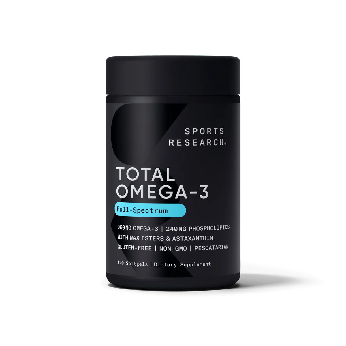 Sports Research® Total Omega-3 Fish Oil 2200mg - Made from Antarctic Krill w/Astaxanthin